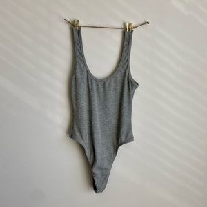 Dippin’ Daisy’s Light Grey Bodysuit